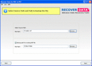 Recover Data for Notes Address Book to Outlook screenshot